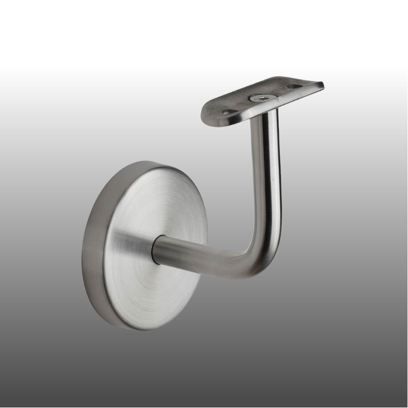 Handlaufhalter Edelstahl mit Klickrosette HLH 02