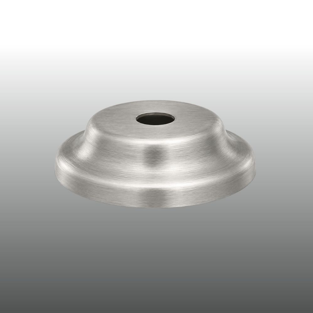 Abdeckrosette H02 für Halter & Rundrohr Edelstahl