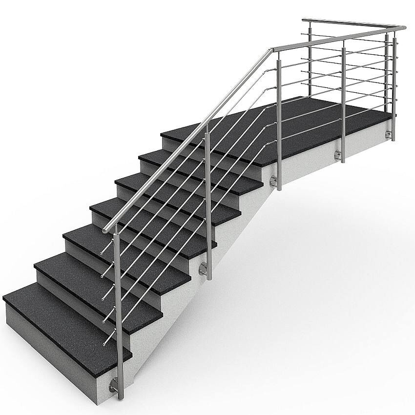 Relinggeländerpfosten für Treppen und Geländer
