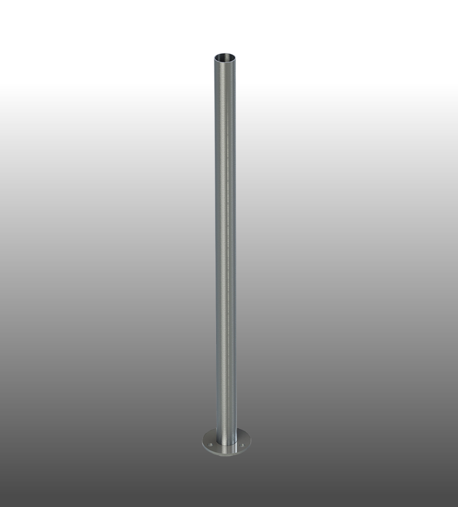 Sonderposten Ø33,7 mm Geländerpfosten Basis aufgesetzte Montage