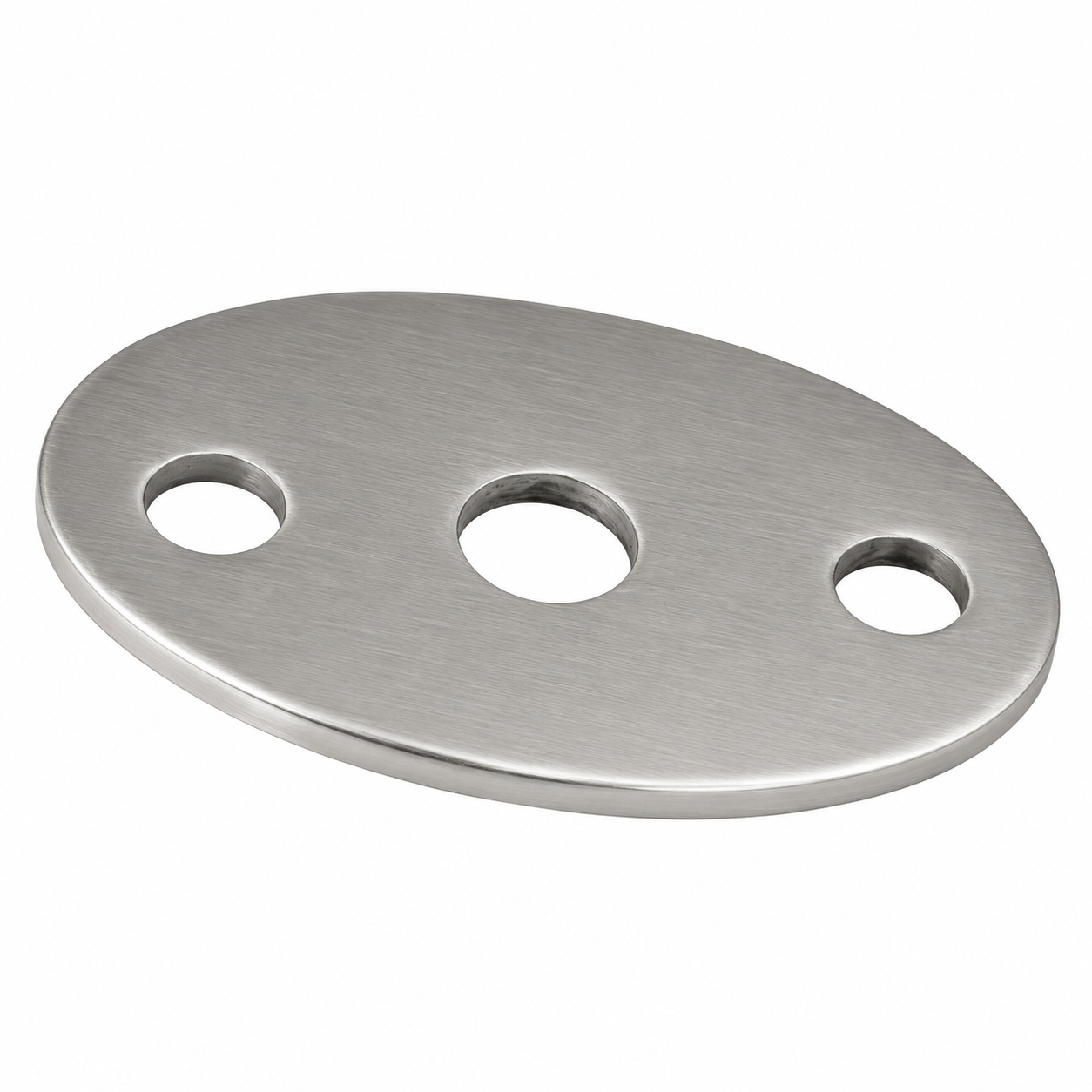 Ankerplatte Edelstahl oval 06