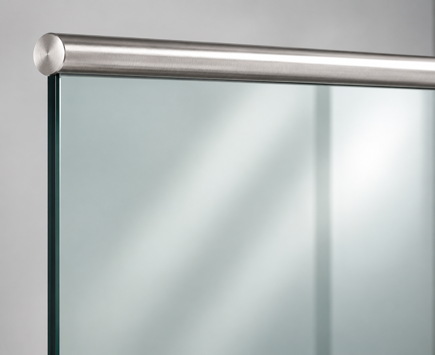 Nutrohr Rundrohr Glasleistenrohr Edelstahl NR-01 für Ganzglasgeländer