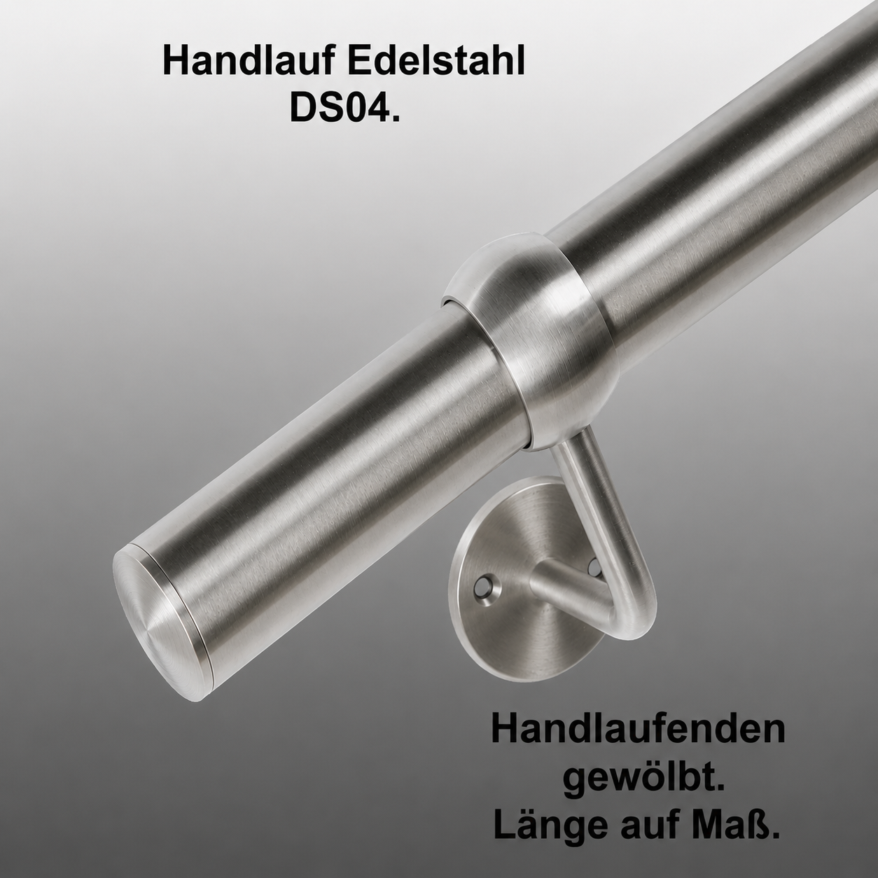 Handlauf DS04 Länge auf Maß Material Edelstahl