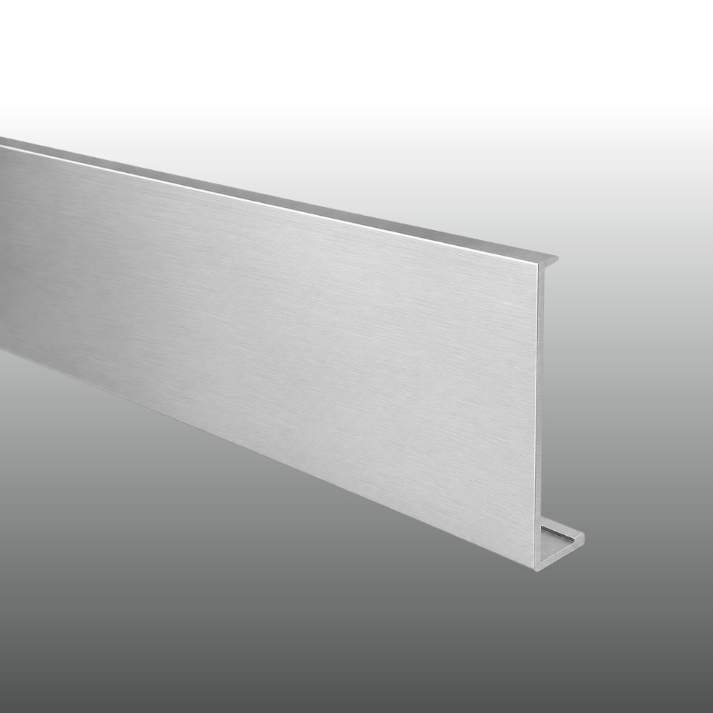 Abdeckleiste Bodenprofil seitliche Montage GBP-02 für Ganzglasgeländer