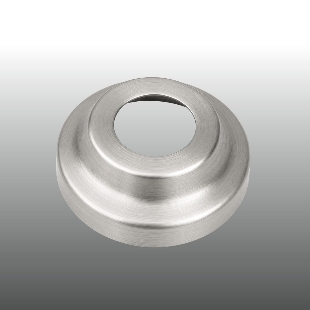 Abdeckrosette B02 für Flansch & Pfosten Edelstahl