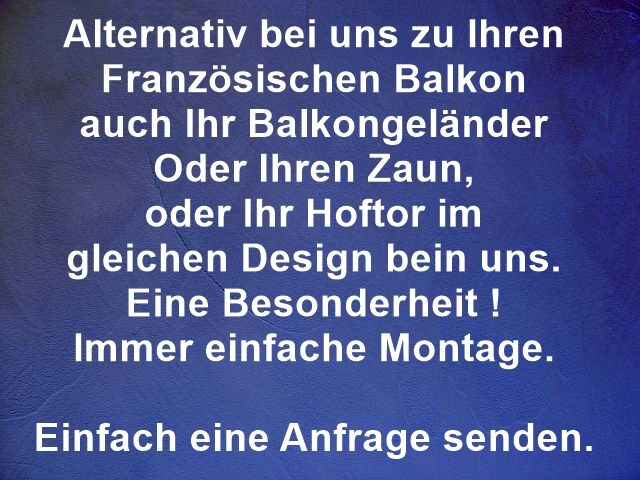 Hier auch passend Ihr Geländer für den Balkon  finden.