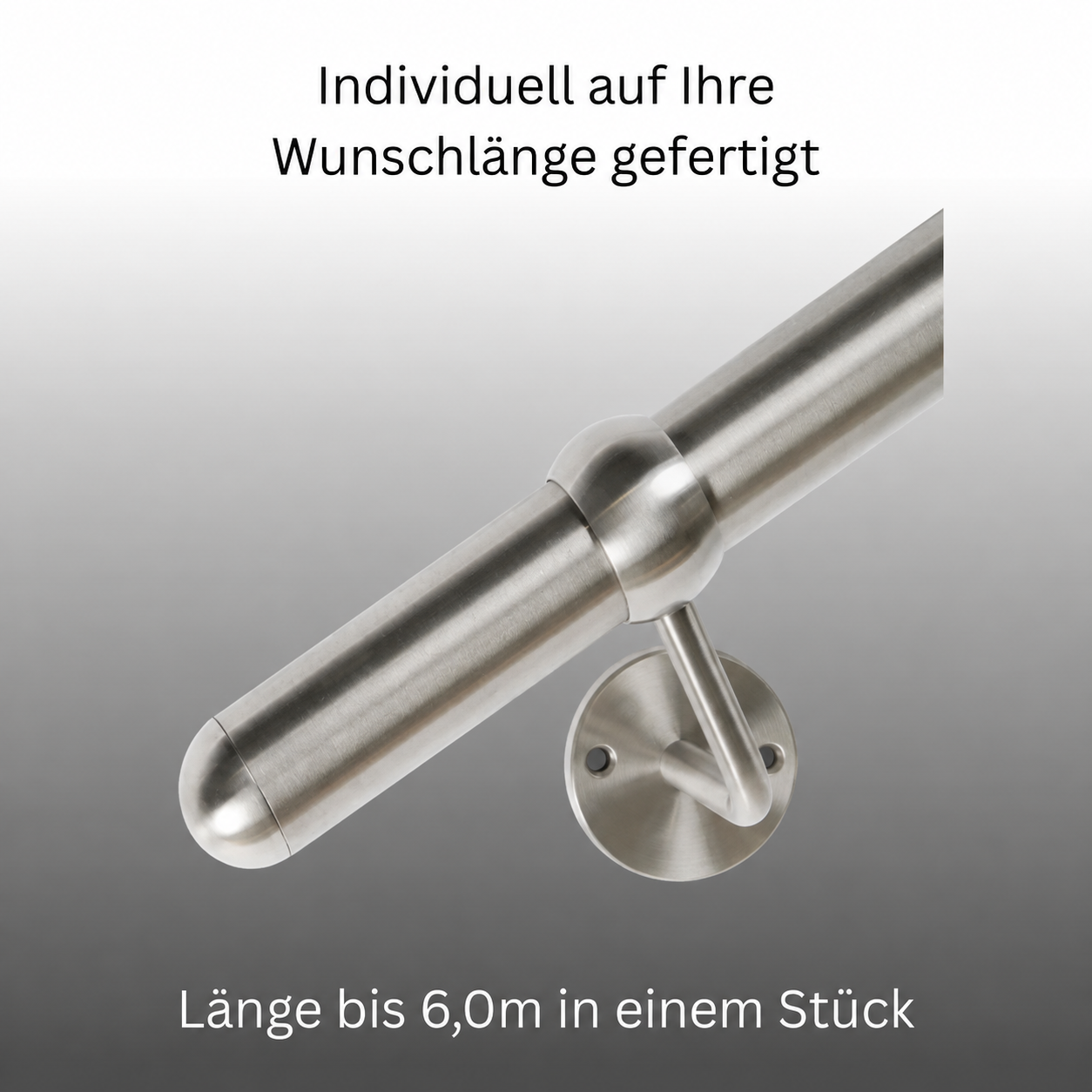Handlauf Edelstahl DS03 mit Kugelring