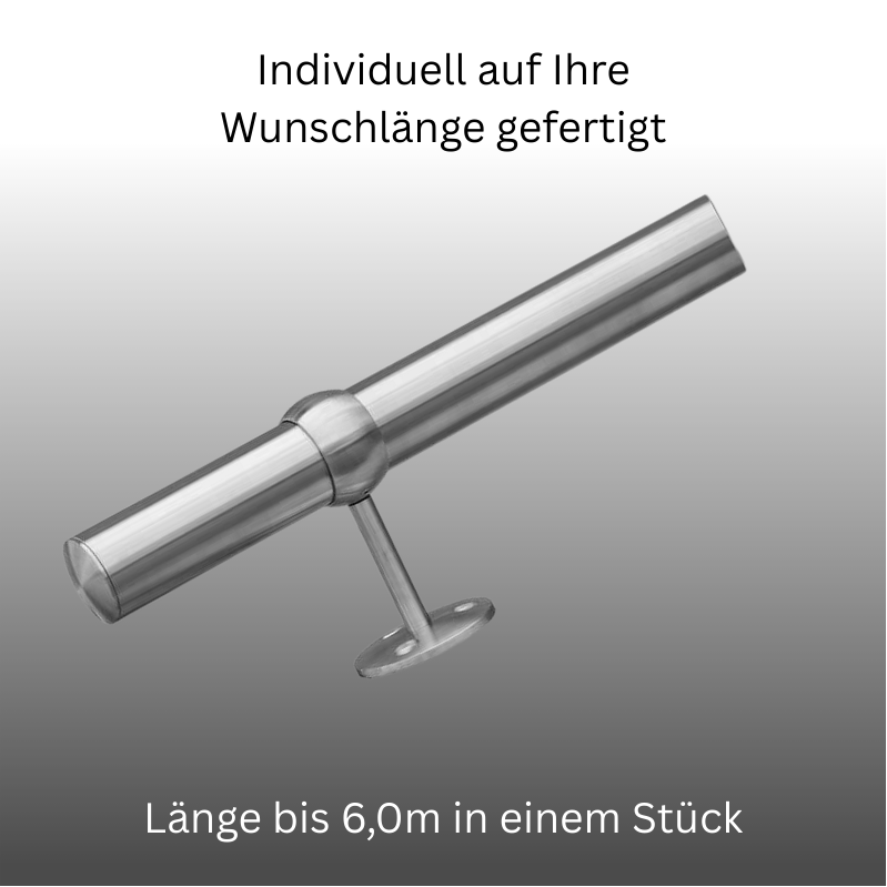 Handlauf DS07 Länge auf Maß mit Kugelhalter