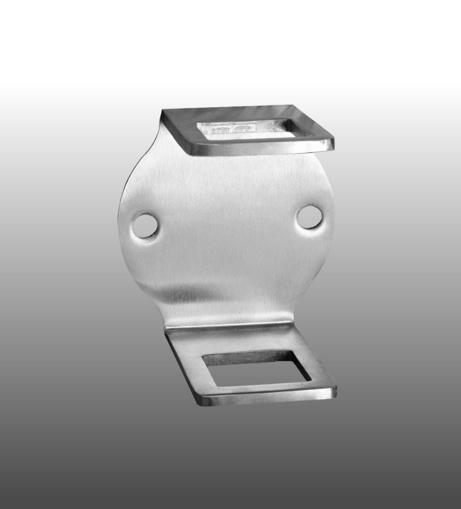 Wandanschluss Geländerpfosten Vierkantrohr 30 mm x 30 mm