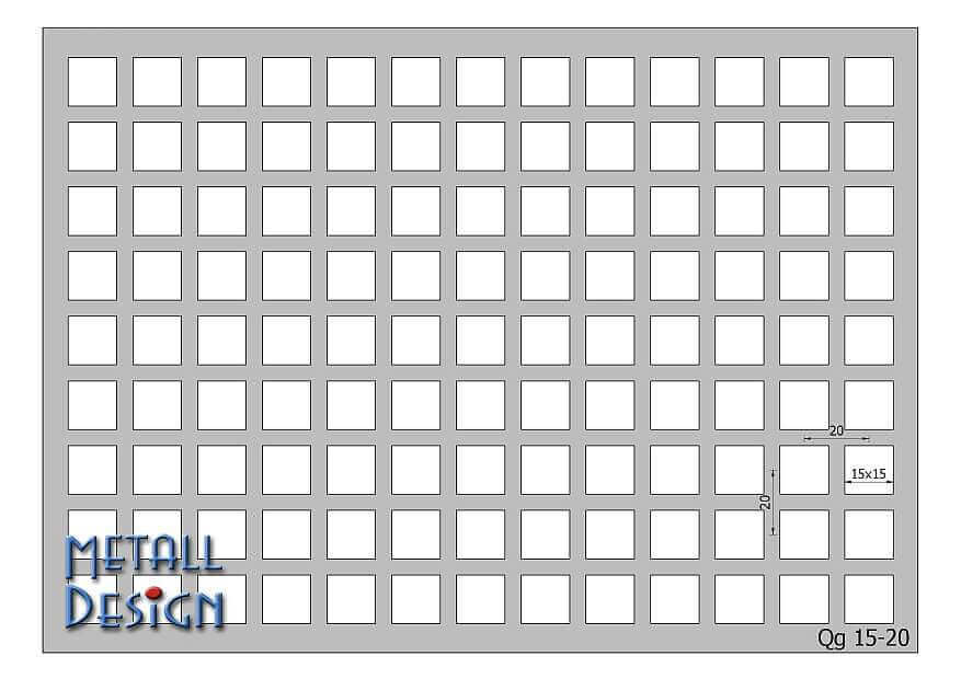 Lochblech Edelstahl Qg-15-20