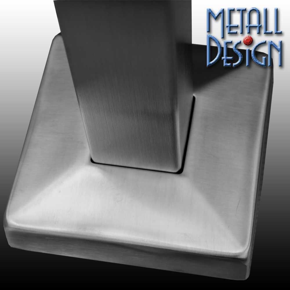 Abdeckrosette Geländerpfosten Vierkantrohr 40 x 40 mm