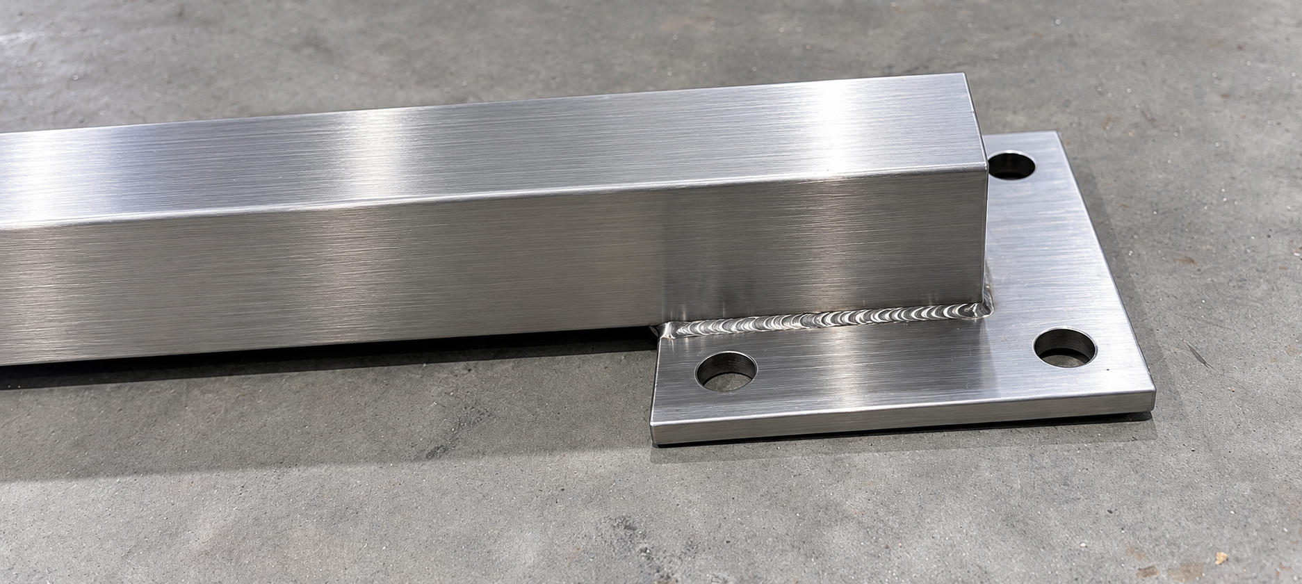 Restposten Geländerpfosten kein Wandabstand 40x40x2,0mm