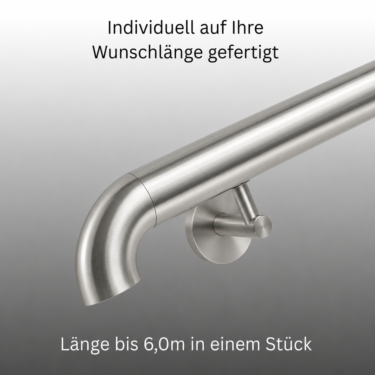 Handlauf Edelstahl DS08 mit Handlaufbogen