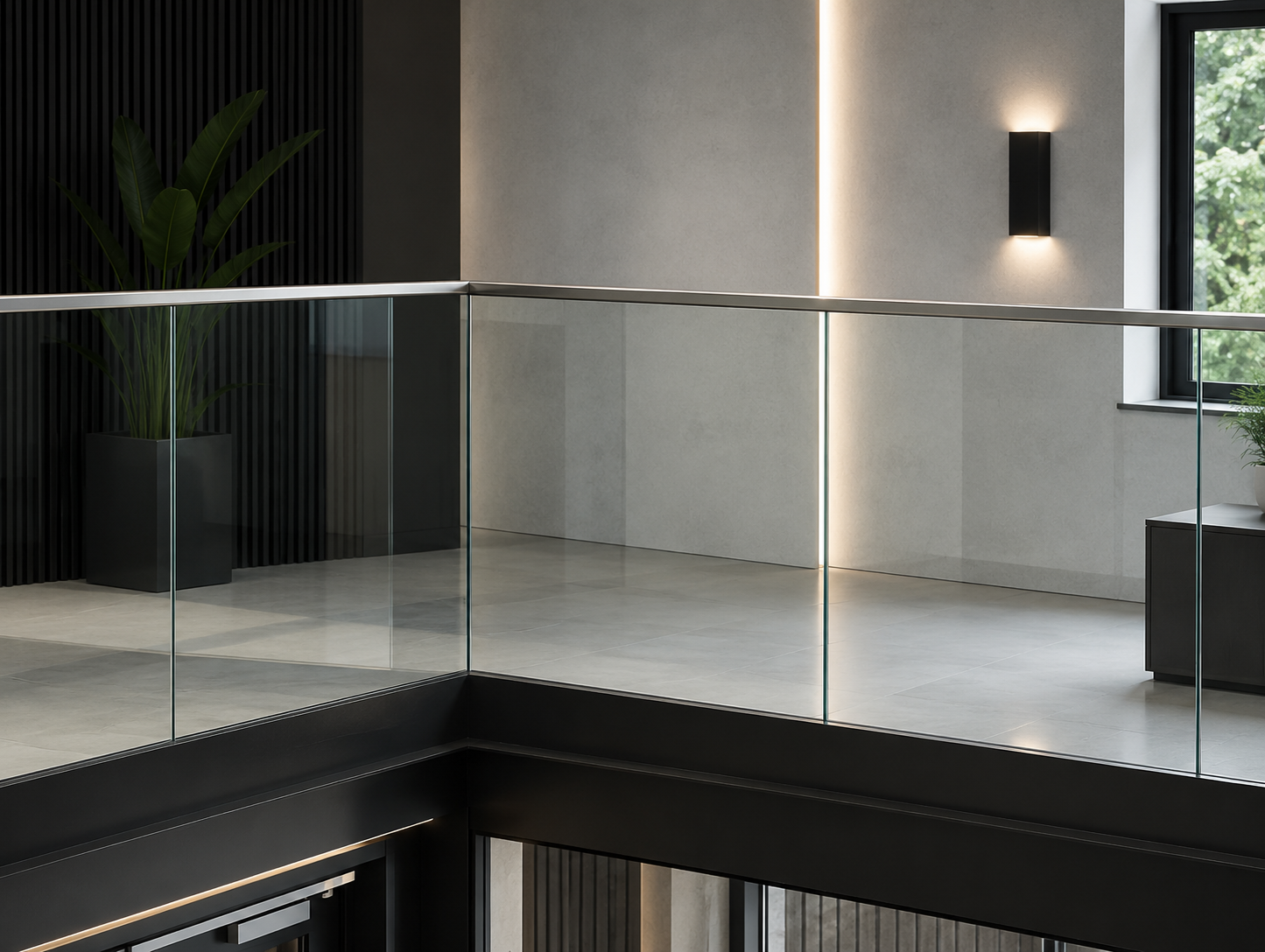 Nutrohr Vierkantrohr Glasleistenrohr Edelstahl NR-03 für Ganzglasgeländer
