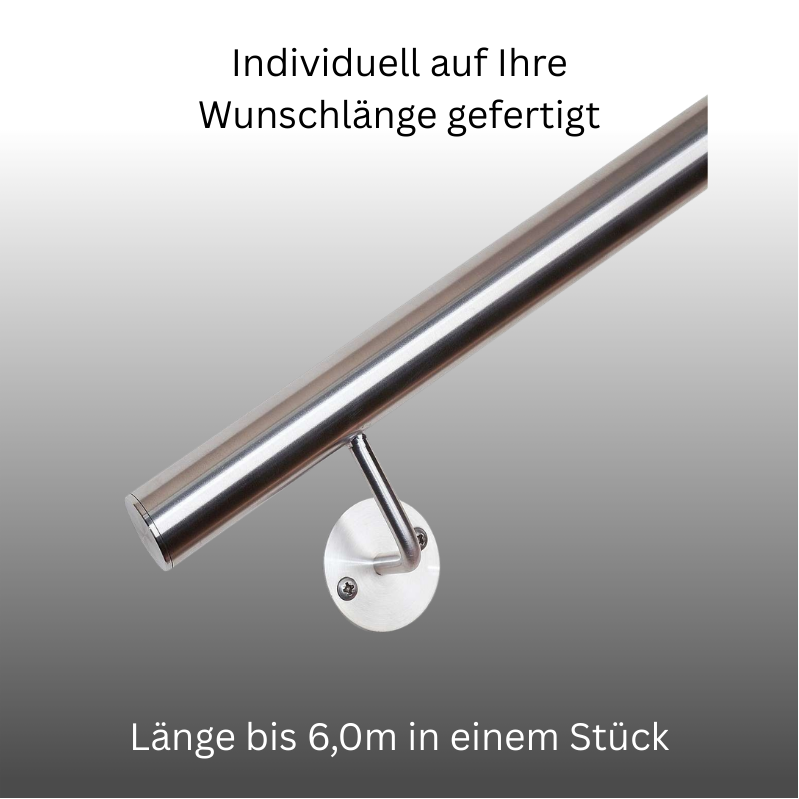 Handlauf Edelstahl DS01 V2A Länge auf Maß