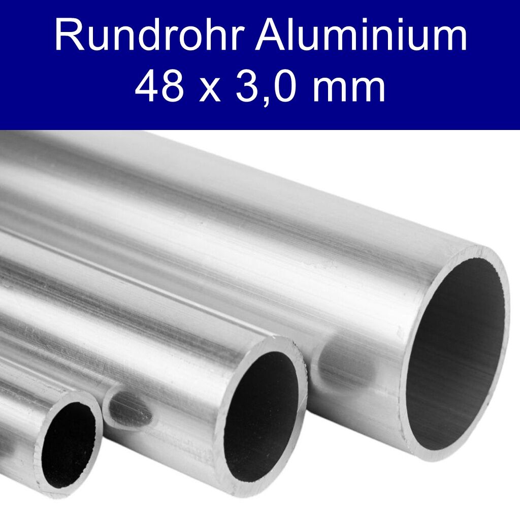 Rundrohr Aluminium 48 x 3,0 mm