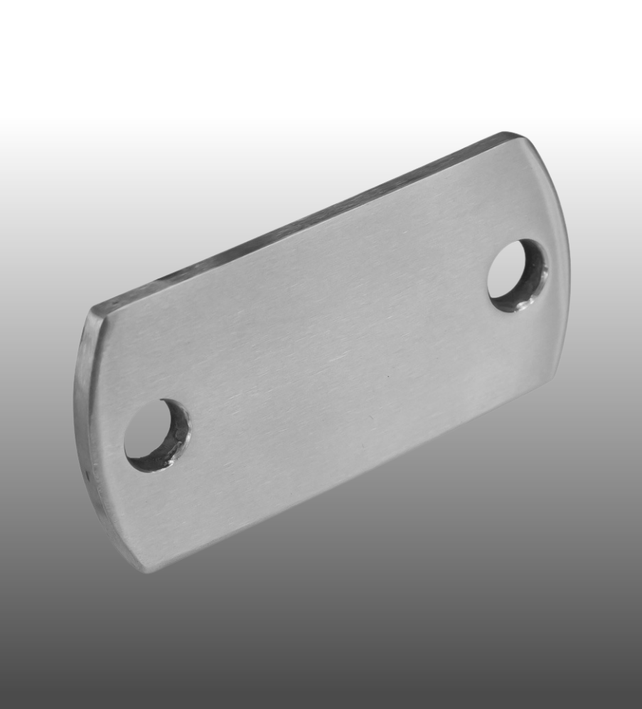 Ankerplatte Edelstahl oval 02
