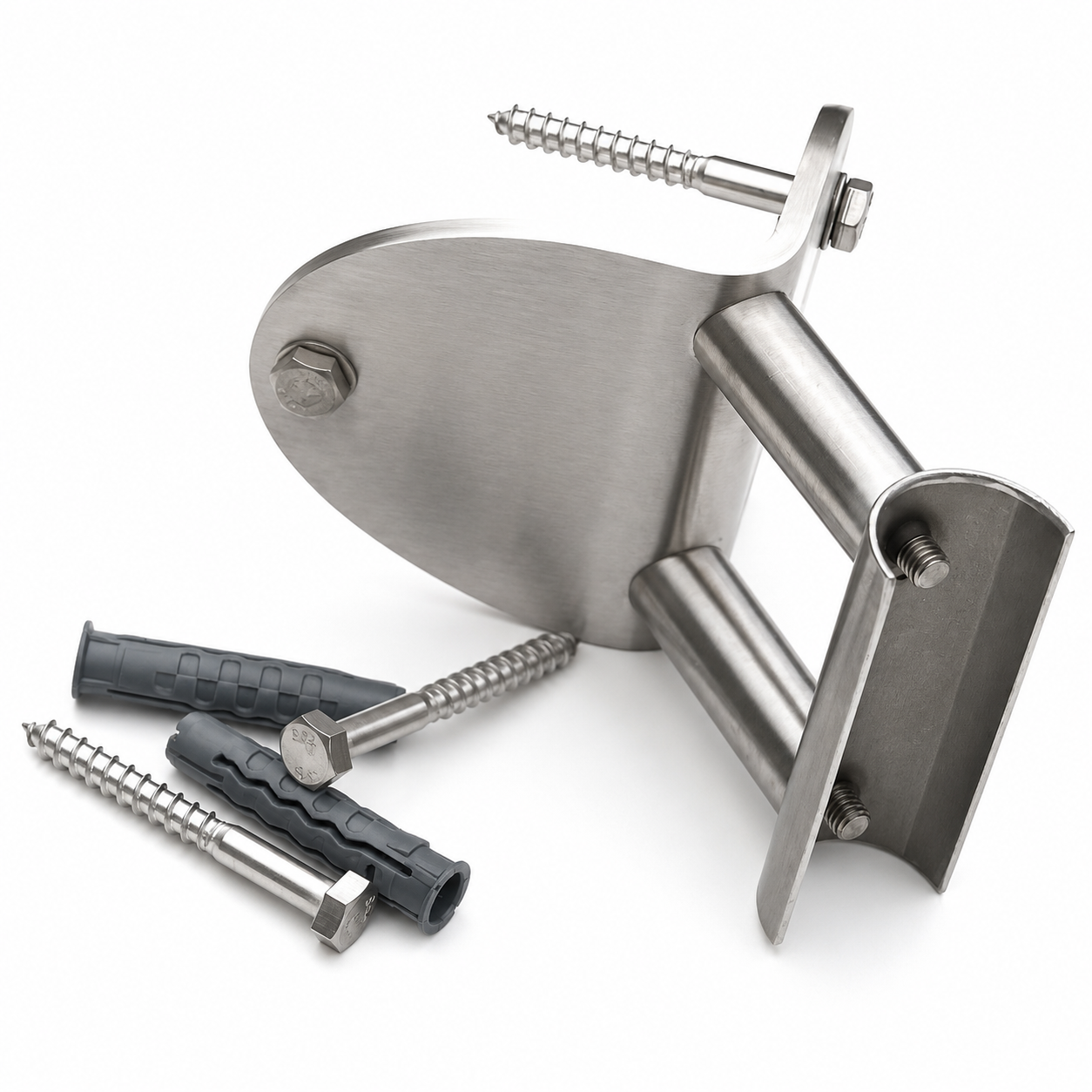 Schrauben-Set aus Edelstahl für Pfostenmontage