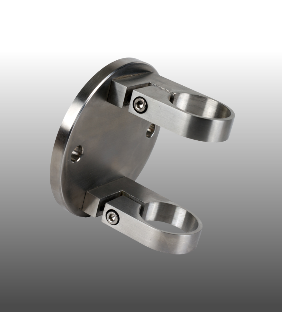 Geländerpfosten Edelstahl Wandanker für 42,4 mm