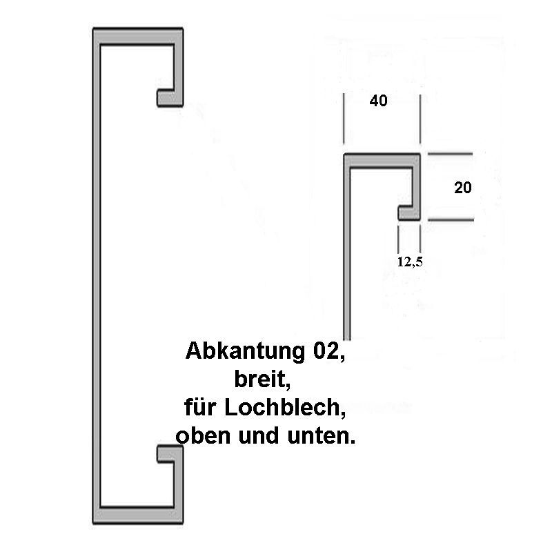 Lochblech Edelstahl Rs-80x5-50
