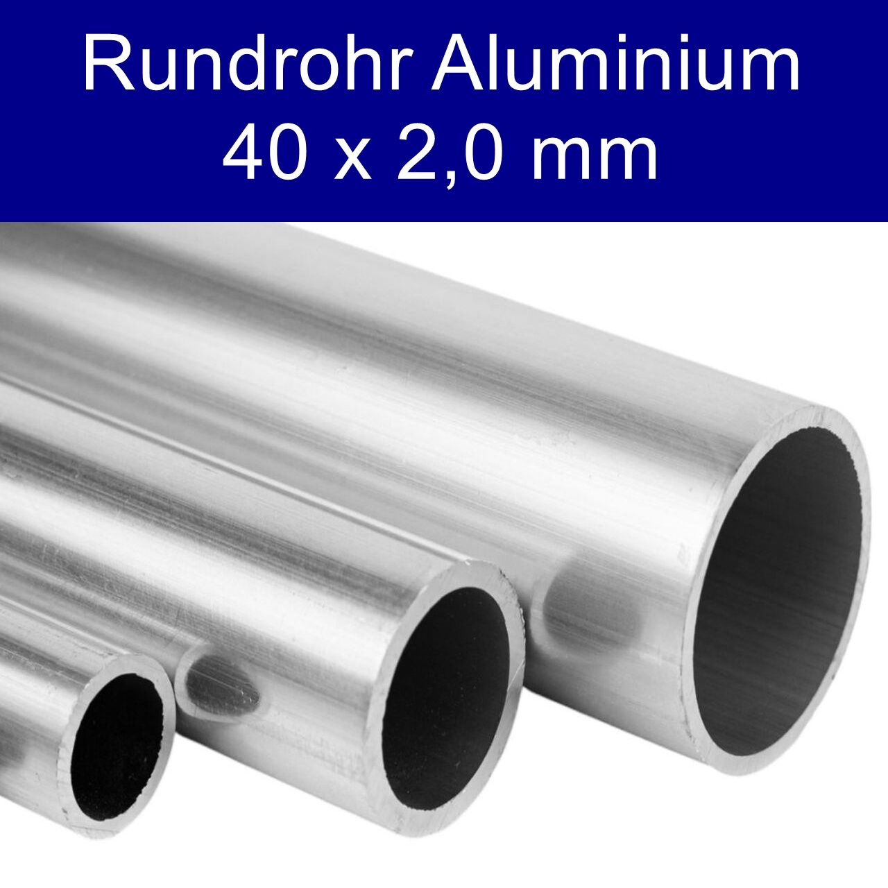 Rundrohr Aluminium 40 x 2,0 mm