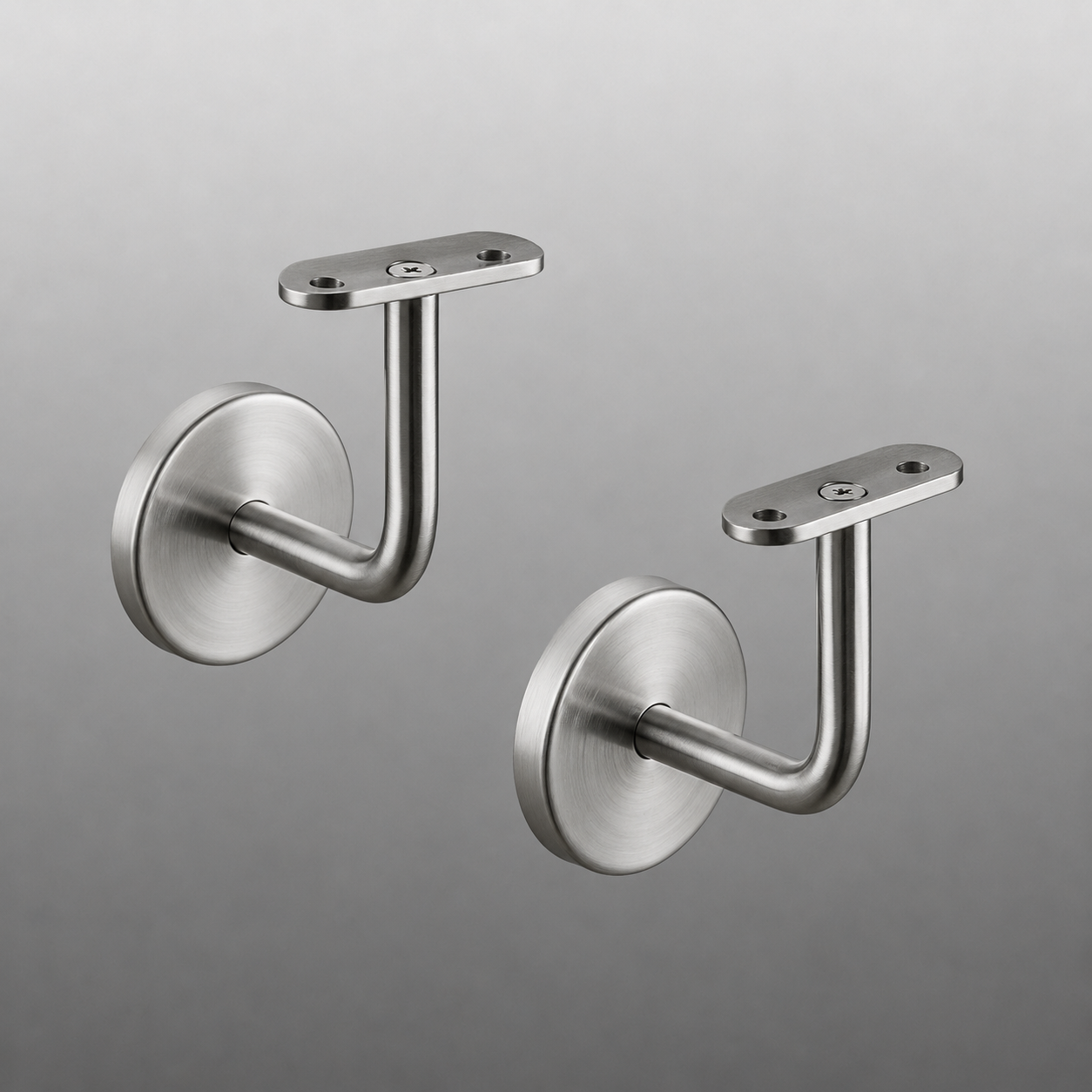 Handlaufhalter Edelstahl mit Klickrosette HLH 02