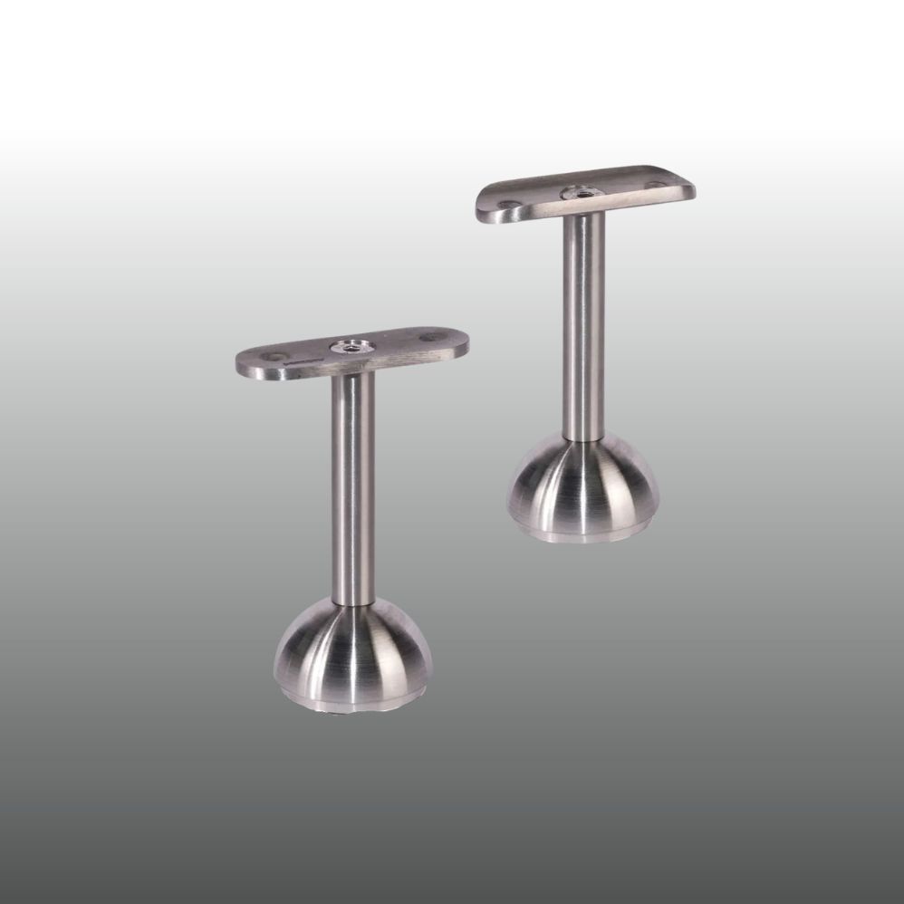 Handlaufhalter Rundrohr Kugelform für Handlauf Edelstahl