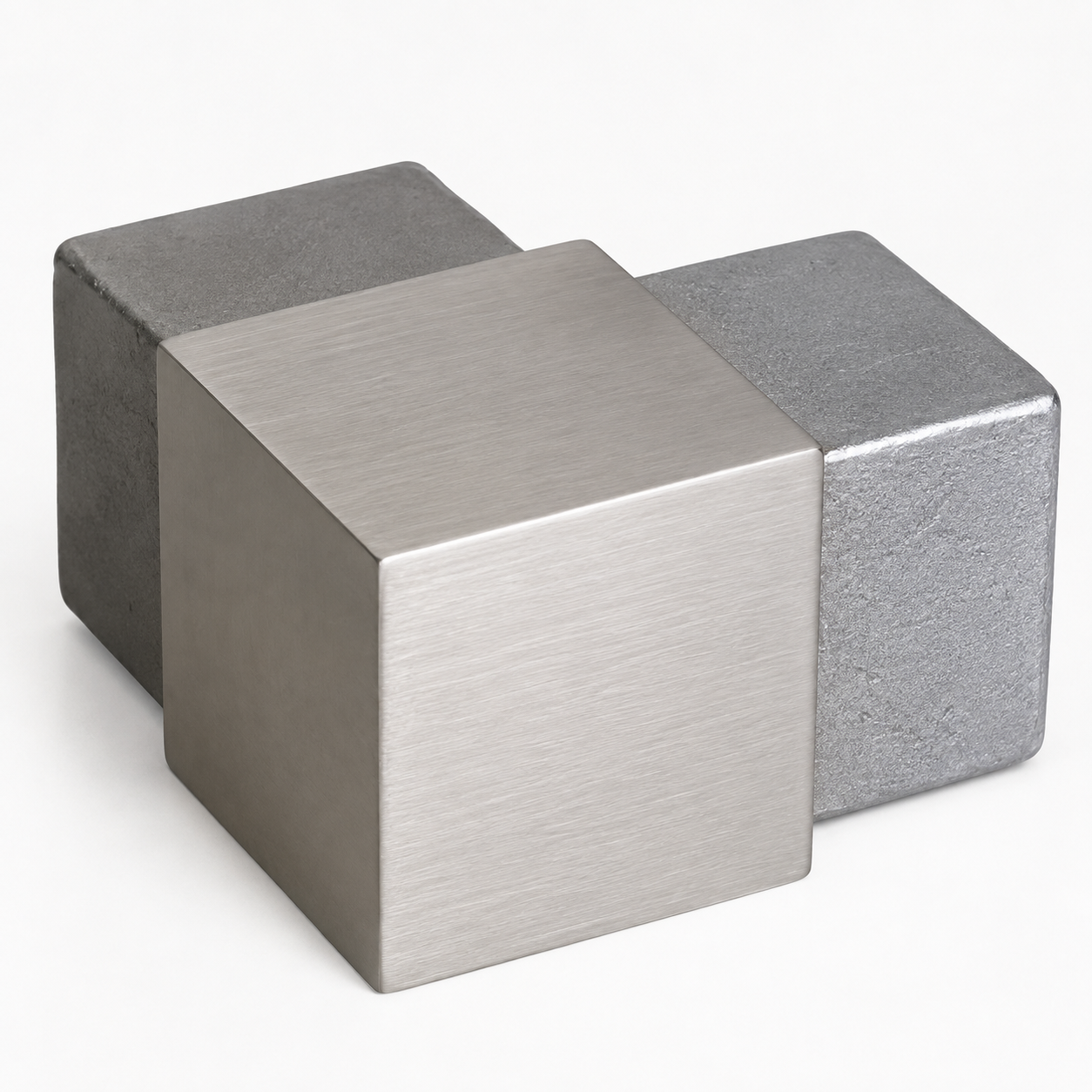 Vierkantrohrverbinder Edelstahl 90°, V4A, hochwerig geschliffen.